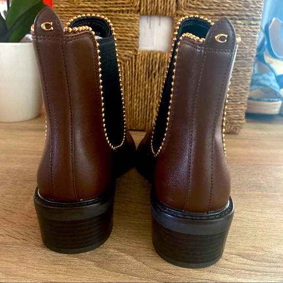 COPY - Coach Brown Bowery Chelsea Boot 5.5 - Picture 4 of 11